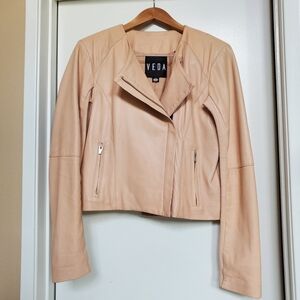 Veda Blush sheep leather jacket large